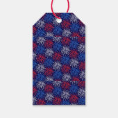 Étiquettes-cadeau Feu d'artifice patriotique (Devant)