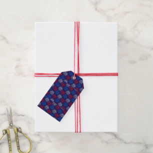 Étiquettes-cadeau Feu d'artifice patriotique