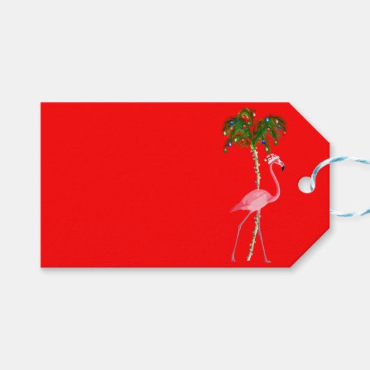 Étiquettes-cadeau Feu de Christmas (Devant (Horizontal))