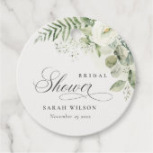 Étiquettes Cadeau Feuillage de verdure de eucalyptus de mariage (Devant)