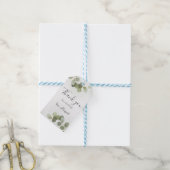 Étiquettes-cadeau Feuillage de verdure Eucalyptus (Avec de laficelle)