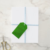 Étiquettes-cadeau Feuille d'arbre vert (With Twine)