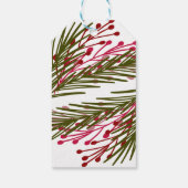 Étiquettes-cadeau Feuilles et baies (Dos)