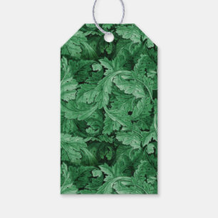 Étiquettes-cadeau Feuilles verts (par William Morris)