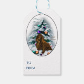 Étiquettes-cadeau Field Spaniel Christmas (Devant)