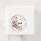 Étiquettes Cadeau FIESTA Folkart Fleurs (En situation)