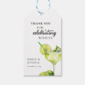 Étiquettes-cadeau Fiesta Margarita Couples Douche (Devant)