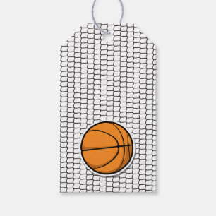 Étiquettes-cadeau Filet de basketball Club de fans de sport Décorati
