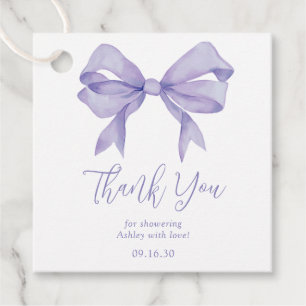 Étiquettes Cadeau Fille à l'arc violet Cadeau de remerciement pour B