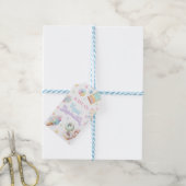 Étiquettes-cadeau Fille d'anniversaire au pays des bonbons pastel de (Avec de laficelle)