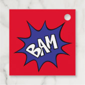 Étiquettes Cadeau Fille en fauteuil roulant Superhero Flying Hero An (Dos)