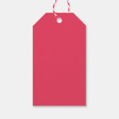 Étiquettes-cadeau Fille Joyeux Poussins de Pâques rose (Dos)