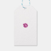 Étiquettes-cadeau Fille, Pale Megenta, Santé Royale (Dos)