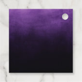 Étiquettes Cadeau Fille sorcière Citrouille fête d'Halloween (Dos)