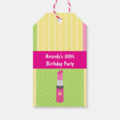 Étiquettes-cadeau Fille Spa Anniversaire Fête Fête Faveur (Dos)