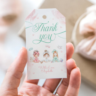Étiquettes-cadeau Fille spa Fête Anniversaire