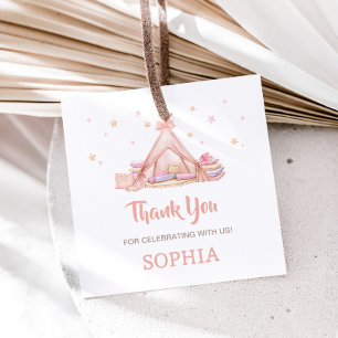 Étiquettes Cadeau Filles Carré de fête d'anniversaire