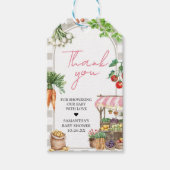 Étiquettes-cadeau Filles Farmers Market Localement Cultivé Favour Ta (Devant)