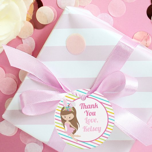Étiquettes Cadeau Filles mignonnes Fête d'anniversaire de Pâques Per