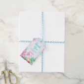 Étiquettes-cadeau Filles Rose Bleu Sous La Mer Anniversaire (Avec de laficelle)