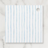 Étiquettes Cadeau Filles Whimsical Blue Bow Lemon Amalfi Anniversair (Dos)