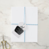 Étiquettes-cadeau Film Noir (Avec de laficelle)