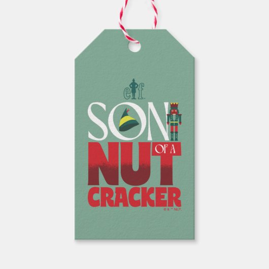 Étiquettes-cadeau Fils d'un Graphisme Casse-Noix (Devant)