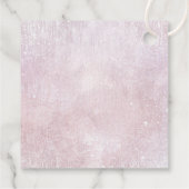 Étiquettes Cadeau Fine Lines Gold Abstrait Mariage V2 Mauve ID867 (Dos)