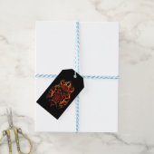 Étiquettes-cadeau Fire owl (Avec de laficelle)