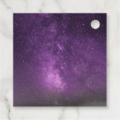 Étiquettes Cadeau Fireworks Sweet 16 Purple ID984 (Dos)