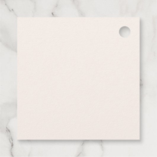 Étiquettes Cadeau First Communion blush pink bow ivory cross DIY (Dos)