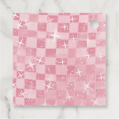 Étiquettes Cadeau First Rodeo 1st Birthday Pink Boho Wild West (Dos)