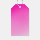 Étiquettes-cadeau Five and Fabulous Pink Birthday Theme" (Dos)