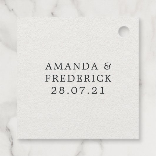 Étiquettes Cadeau Flacon de potion noir et or monogrammé (Dos)