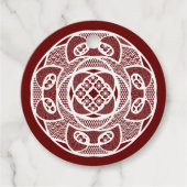 Étiquettes Cadeau Flacon géométrique (Devant)