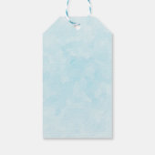 Étiquettes-cadeau Flamant rose rose Joyeuses Fêtes à Santa Hat (Dos)