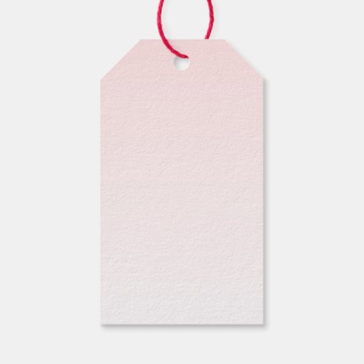 Étiquettes-cadeau Flamant rose rose mignon Illustration Merci de par (Dos)