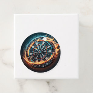 Étiquettes Cadeau Flaming Dart Arena Inspirez la passion des fléchet