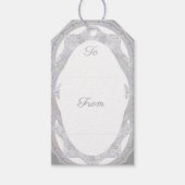 Étiquettes-cadeau Flèche blanche (Devant)