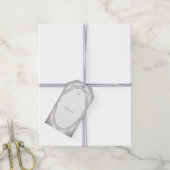 Étiquettes-cadeau Flèche blanche (Avec de la ficelle)