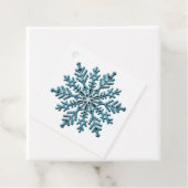 Étiquettes Cadeau Flèche de neige (En situation)