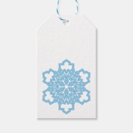 Étiquettes-cadeau Flèche de neige (Devant)