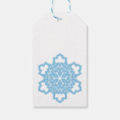 Étiquettes-cadeau Flèche de neige (Dos)