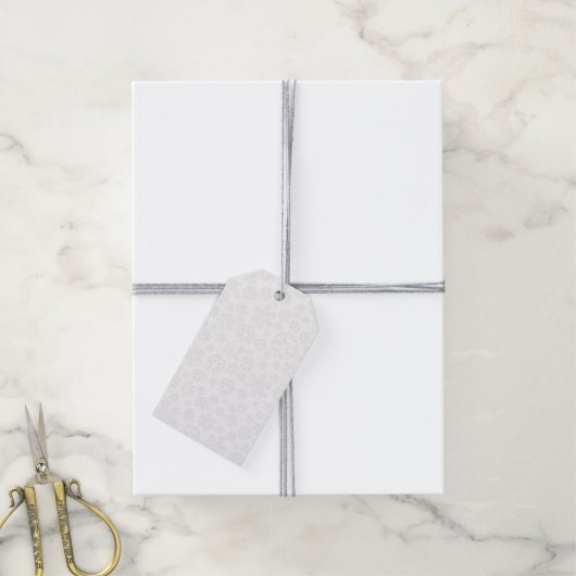 Étiquettes-cadeau Flèches blanches (Avec de la ficelle)