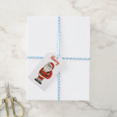 Étiquettes-cadeau Flèches de Noël du Père Noël sur mesure (Avec de laficelle)