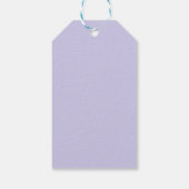 Étiquettes-cadeau Fleur de Bloom Violet (Dos)