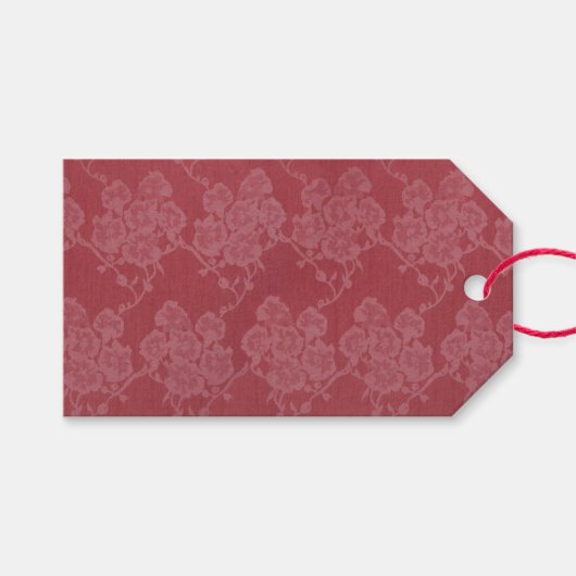 Étiquettes-cadeau Fleur de bois sauvage (Devant (Horizontal))