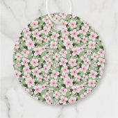 Étiquettes Cadeau Fleur de cerises (Dos)