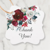 Étiquettes Cadeau Fleur de faveur de mariage floral Bloom Floral en (Devant)