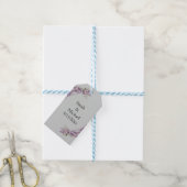 Étiquettes-cadeau Fleur de lilas (Avec de laficelle)